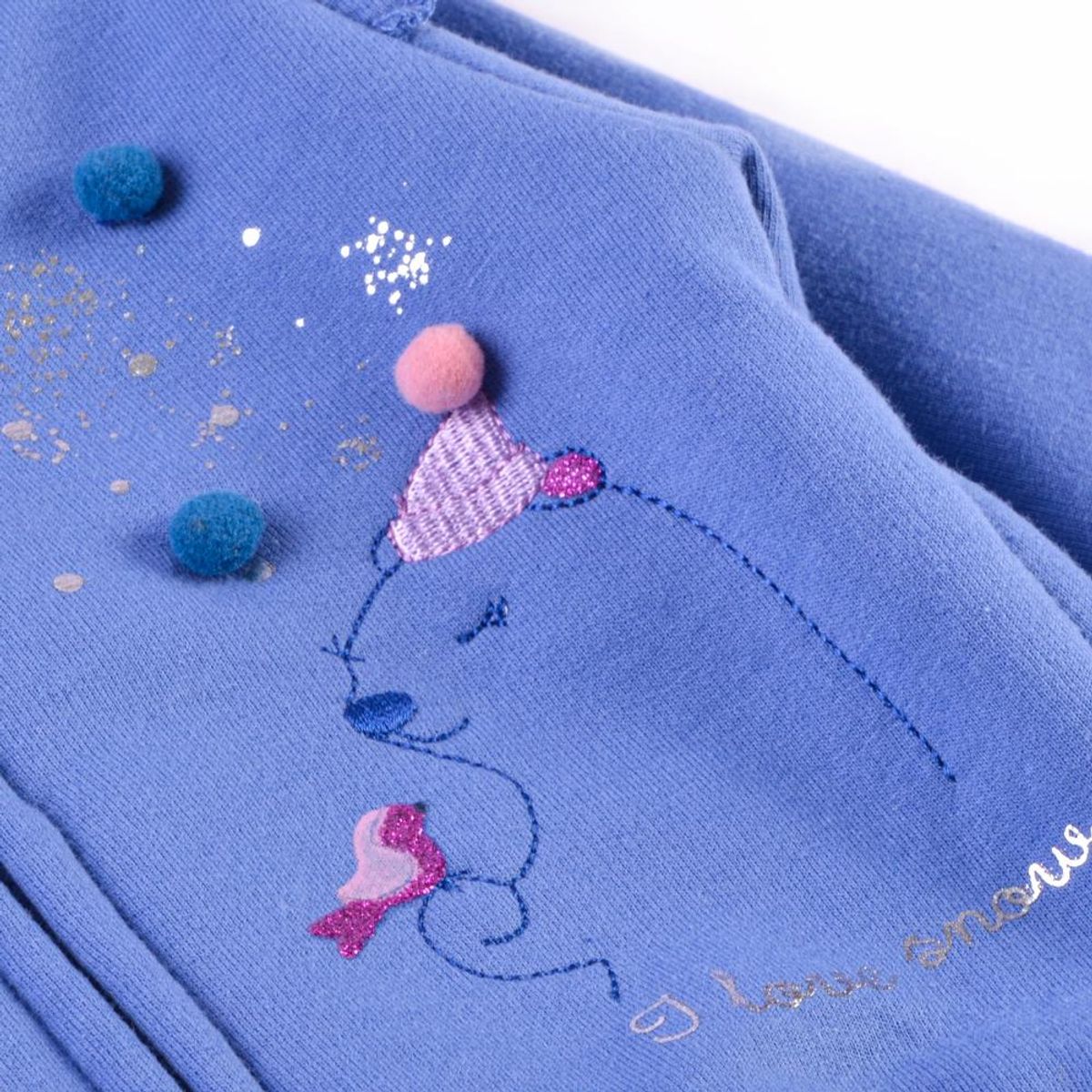 PILLIN - Polerón Forrado Bebé Niña Celeste Pillin - Celeste