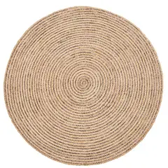 BAZHARS - Alfombra Yute Redonda 150X150 cm Nav Bk 625