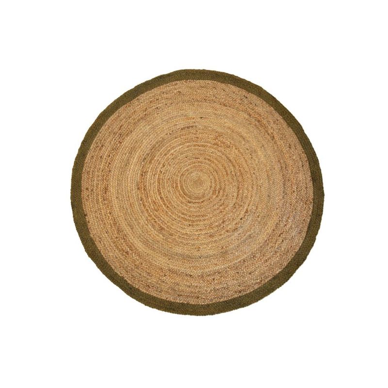BAZHARS - Alfombra Redonda Yute 150X150 cm Nav Bk 040 Bazhars