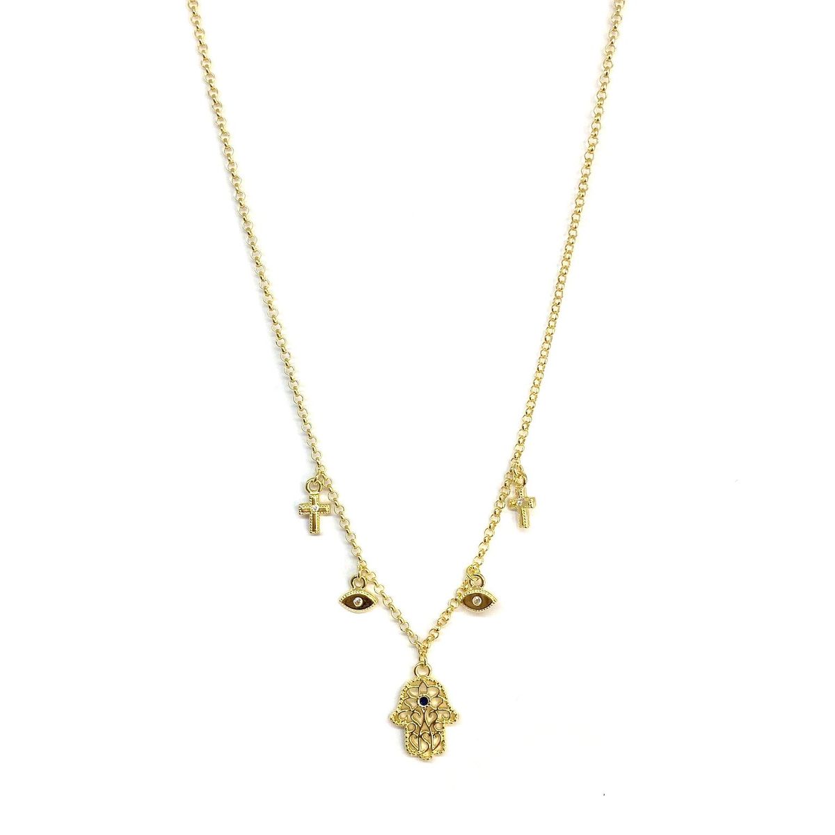 COGGIOLA - Collar Jamésh Enchapado Oro 18K