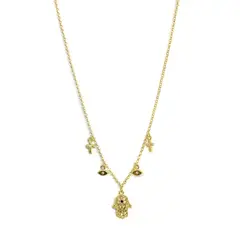 COGGIOLA - Collar Jamésh Enchapado Oro 18K