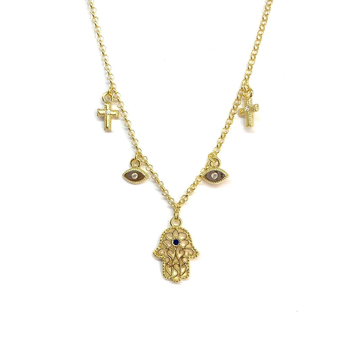 COGGIOLA - Collar Jamésh Enchapado Oro 18K