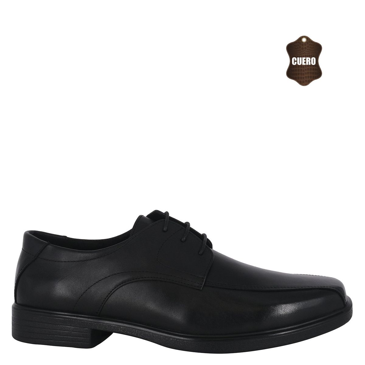 LONDON ADIXT - Zapato de Cuero Hombre Negro Alcor London Adixt