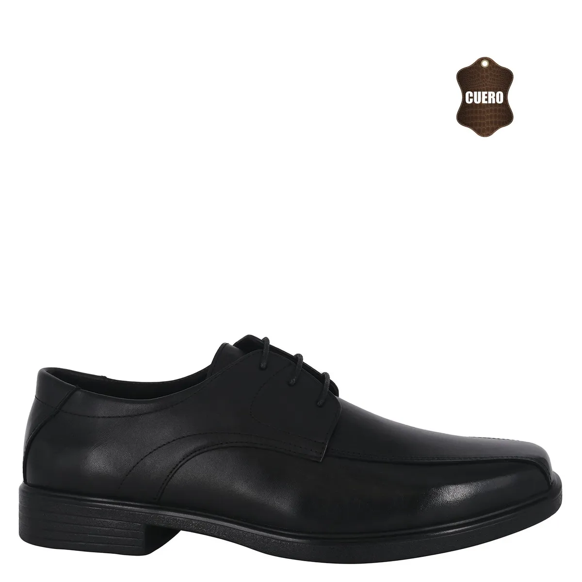 LONDON ADIXT - Zapato de Cuero Hombre Negro Alcor London Adixt