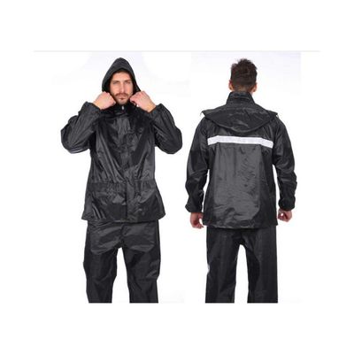 Imagen 2 del producto Traje impermeable para lluvias con cubre zapatos talla M
