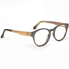 BONOBOSS - Lentes Ópticos Redondos Chiloé 110 - Gris - Talla única