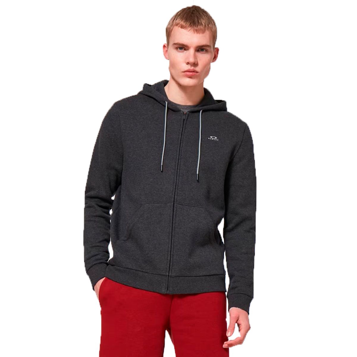 OAKLEY - Polerón Oakley Relax Full Zip Hombre Gris Oscuro