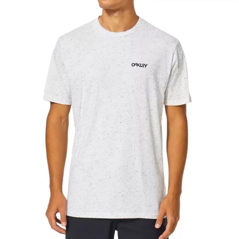 OAKLEY - Polera Oakley Retro Heathered B1B Hombre Blanco