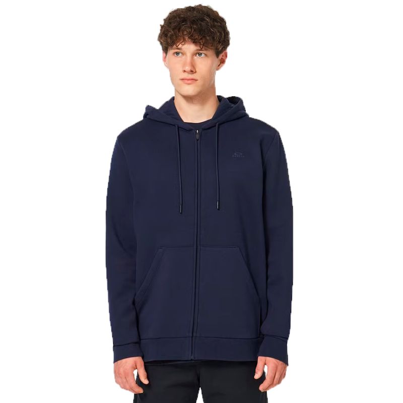 OAKLEY - Polerón Oakley Relax Full Zip Hombre Azul Marino