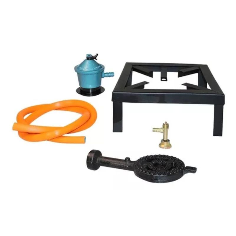 OEM - Cocina Cocinilla 1 Plato Manguera Y Abrazaderas Regulador