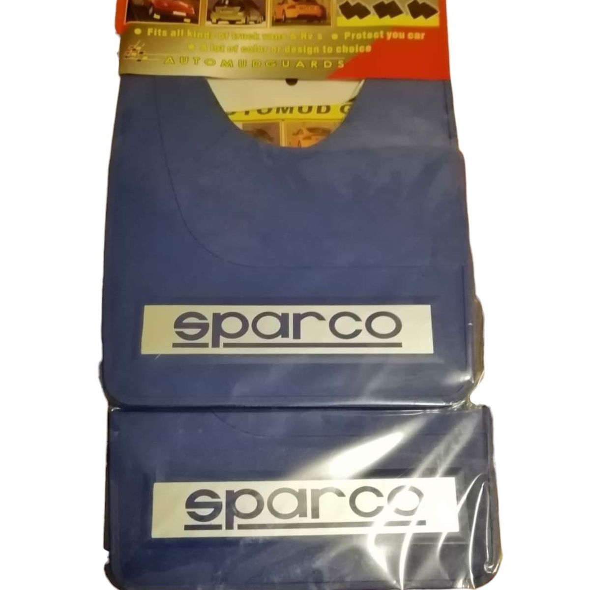 GENERICO - Guardabarros faldillas universales para auto tunning Sparco