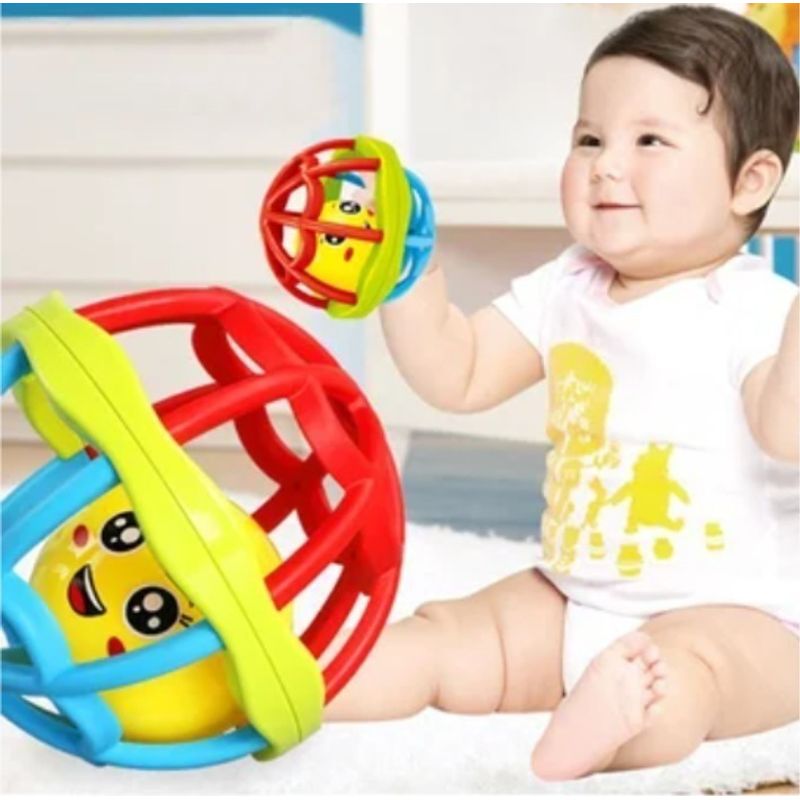 GENERICO - Pelota Cascabel Sonajero Para Bebe. Blando