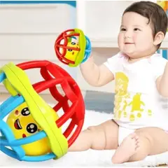 GENERICO - Pelota Cascabel Sonajero Para Bebe Blando