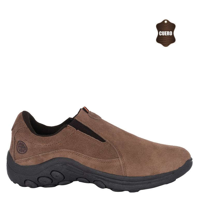 Zapato de Cuero Hombre Café Aeranthes