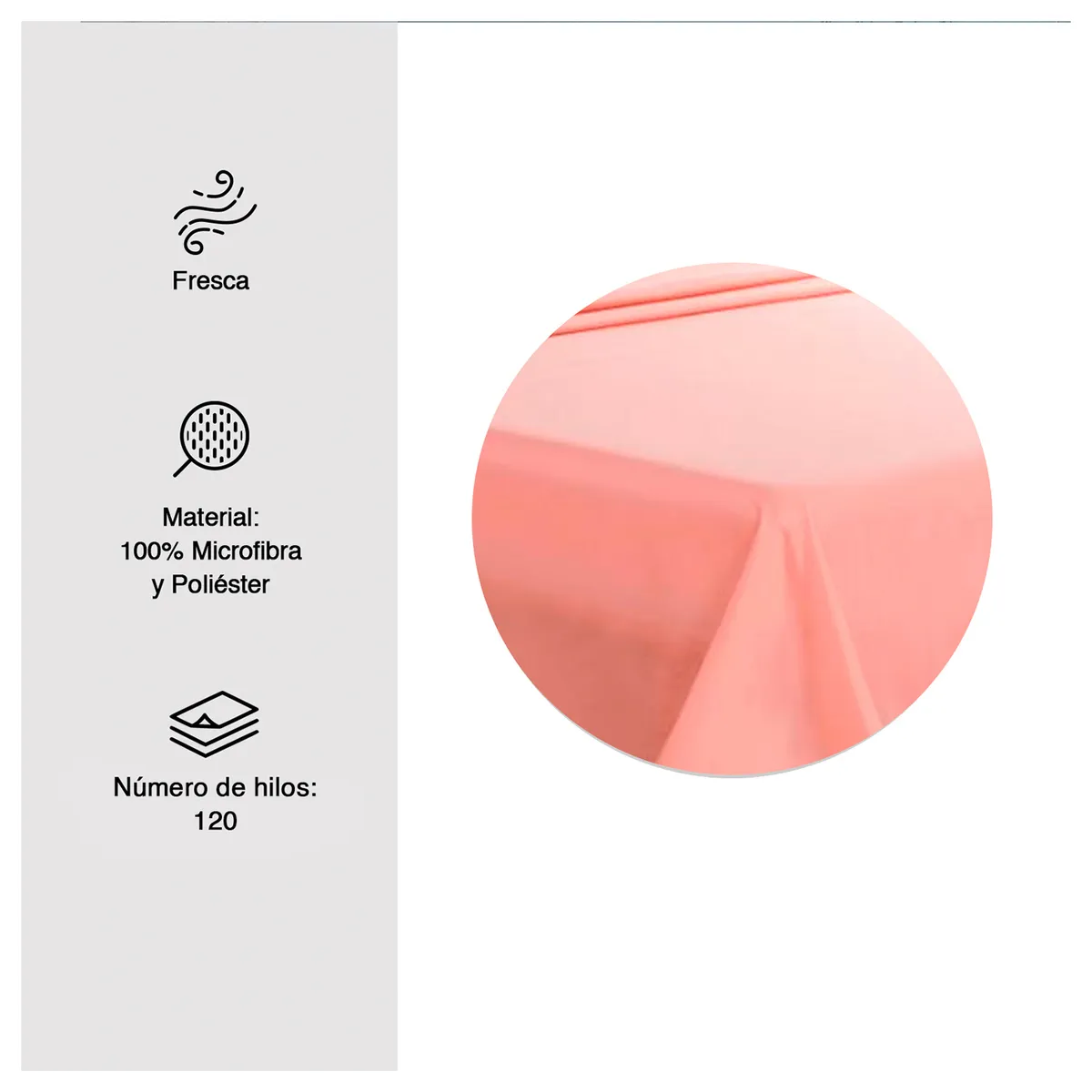 INSPIRACCI - Sábanas de Microfibra Mónaco 1,5 Plazas