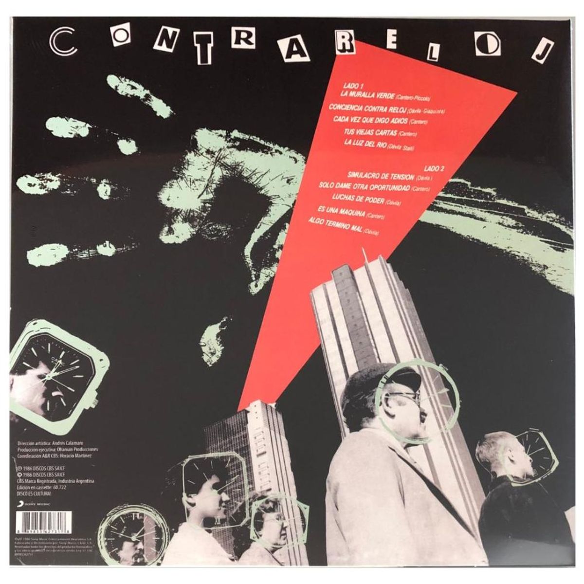 HITWAY MUSIC - ENANITOS VERDES - CONTRA RELOJ - VINILO HITWAY MUSIC