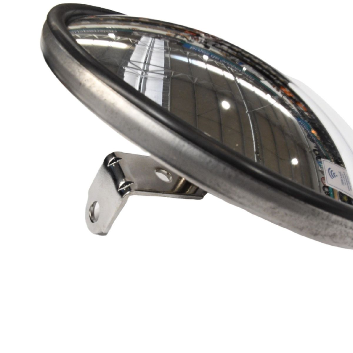 GOTEK - Espejo Redondo Panoramico Cromado 7 Pulgadas