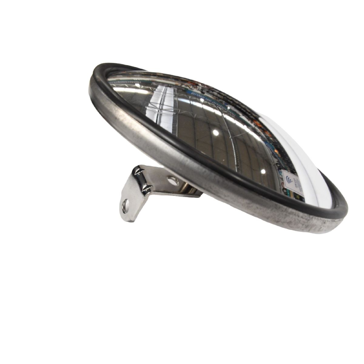 GOTEK - Espejo Redondo Panoramico Cromado 7 Pulgadas