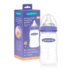 LANSINOH - Mamadera Boca Ancha Natural Wave 240ml