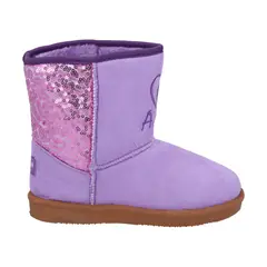 FROZEN - Bota Textil Infantil Alta Morado
