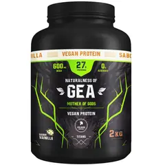 PALIKOS FITNESS - Proteina Vegana 2 kg Suplemento Sabor Vainilla (Gea Protein)