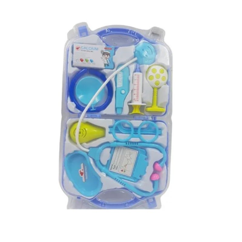 GENERICO - Maleta De Doctor azul Para Niñas Niños Juguete