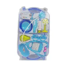 GENERICO - Maleta De Doctor azul Para Niñas Niños Juguete