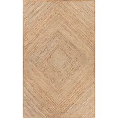 BAZHARS - Alfombra Yute 230X330 cm Nir Farm 08