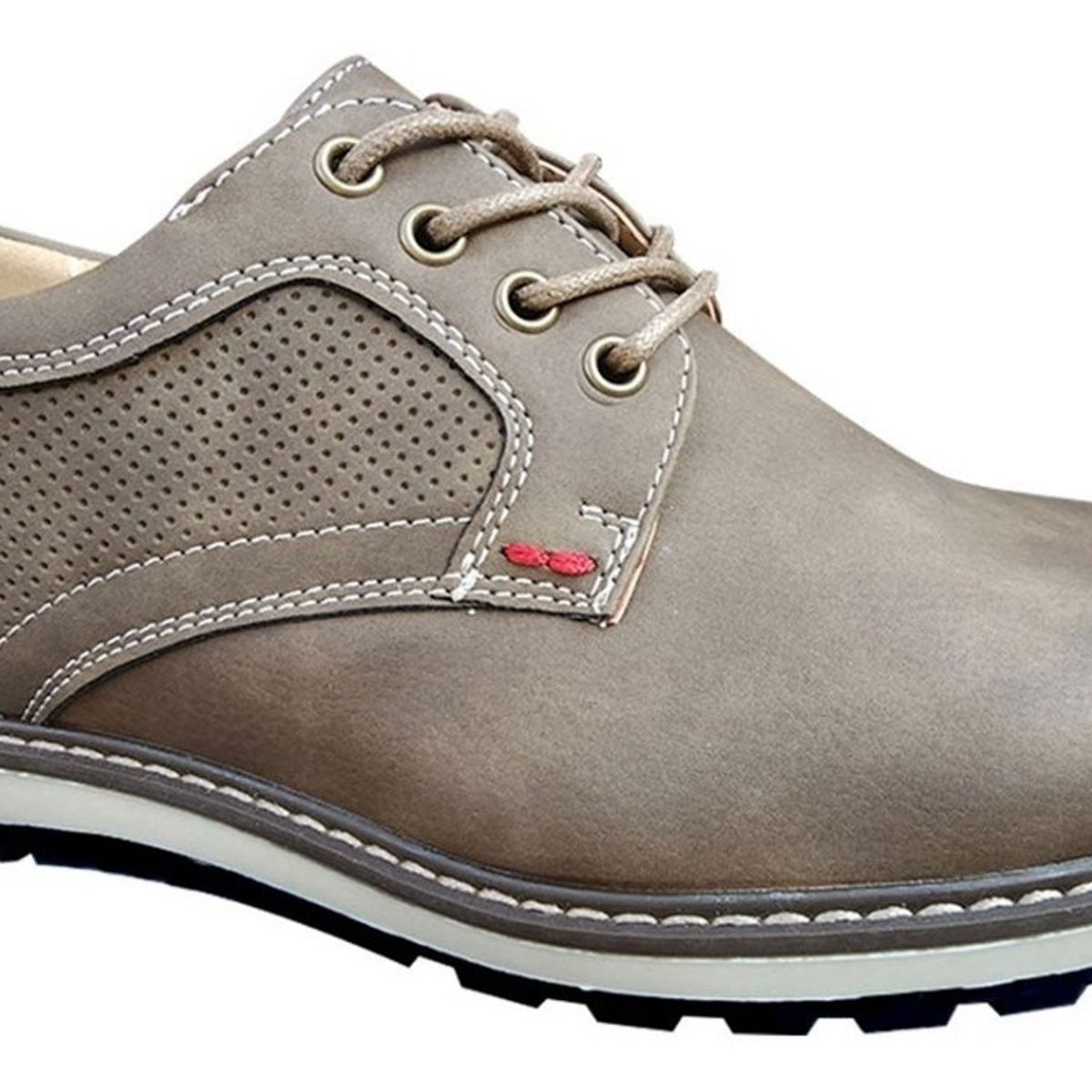 GENERICO - Zapato Casual De Hombre Oxford Ejecutivo Khaki - 7111