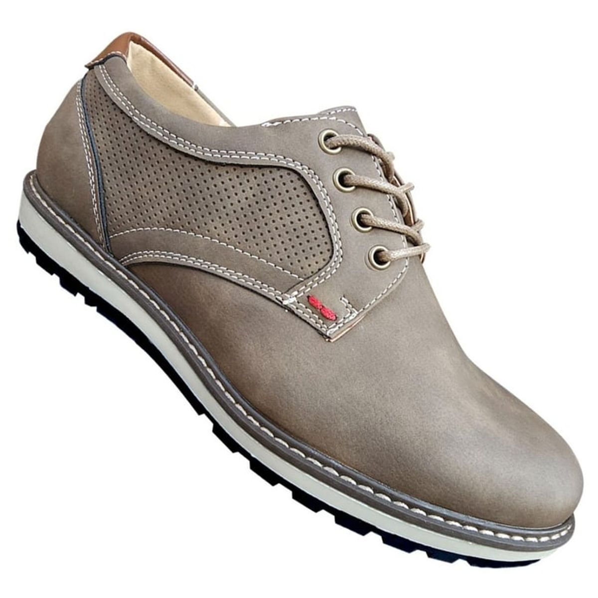 GENERICO - Zapato Casual De Hombre Oxford Ejecutivo Khaki - 7111