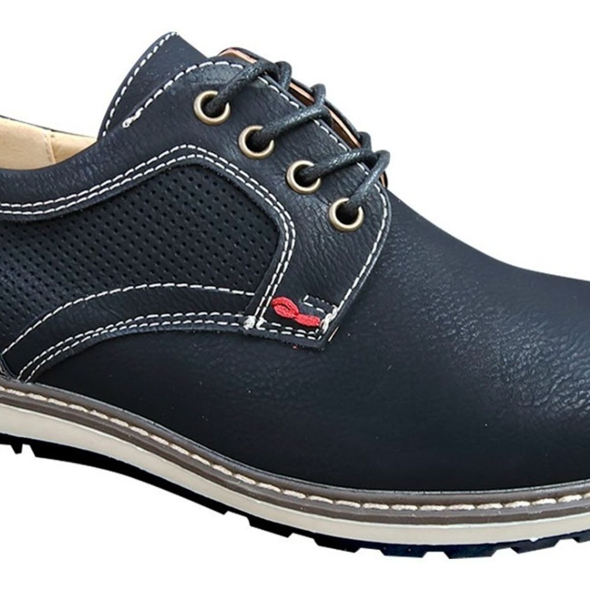 GENERICO - Zapato Casual De Hombre Oxford Ejecutivo Negro - 7113