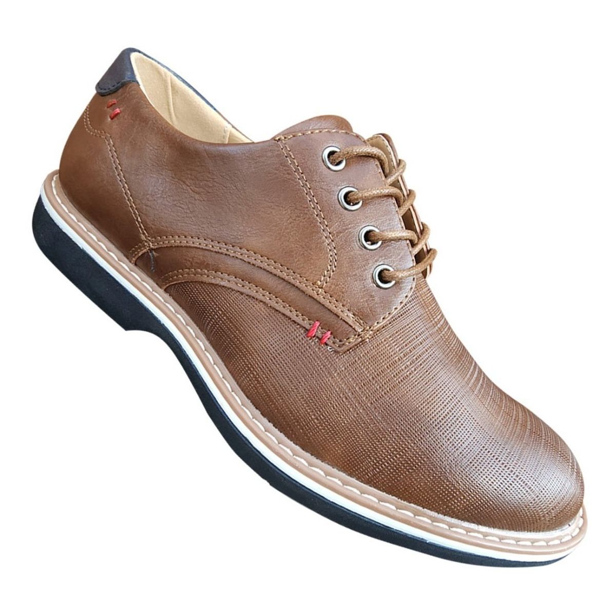 GENERICO - Zapato Casual De Hombre Oxford Ejecutivo Camel - 7118