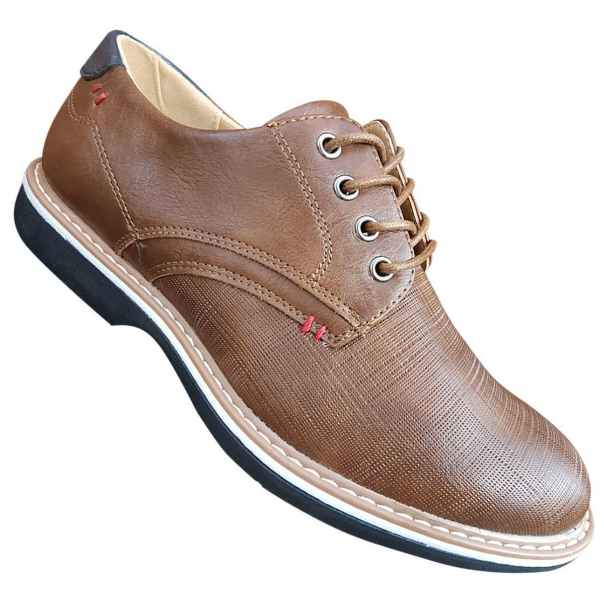 GENERICO - Zapato Casual De Hombre Oxford Ejecutivo Camel - 7118