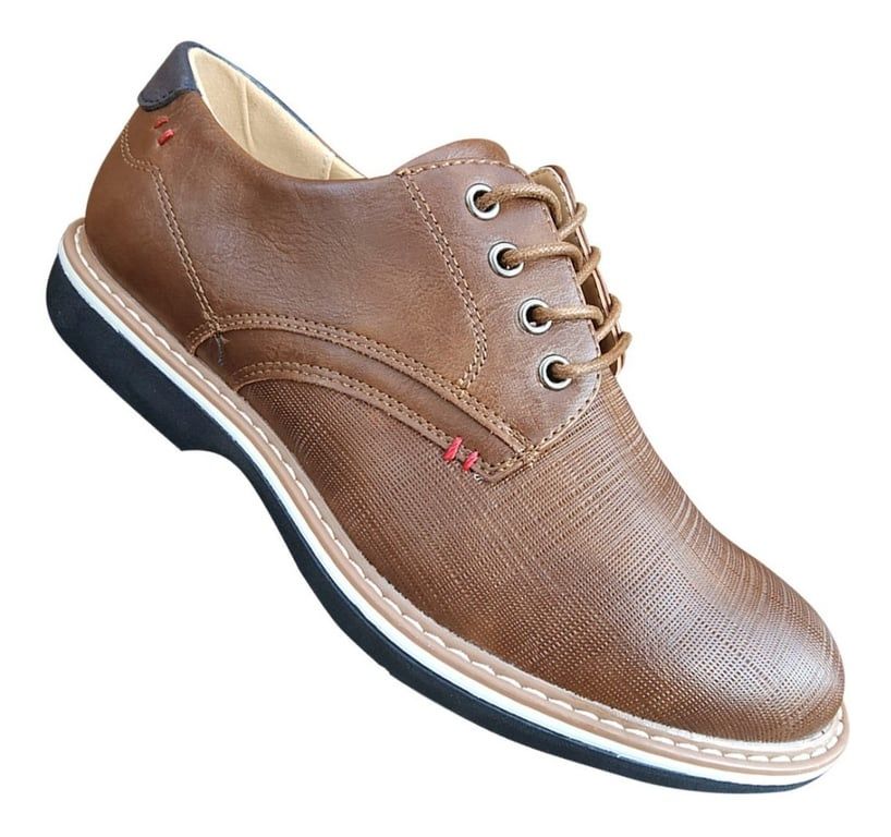 Zapato Casual De Hombre Oxford Ejecutivo Camel - 7118