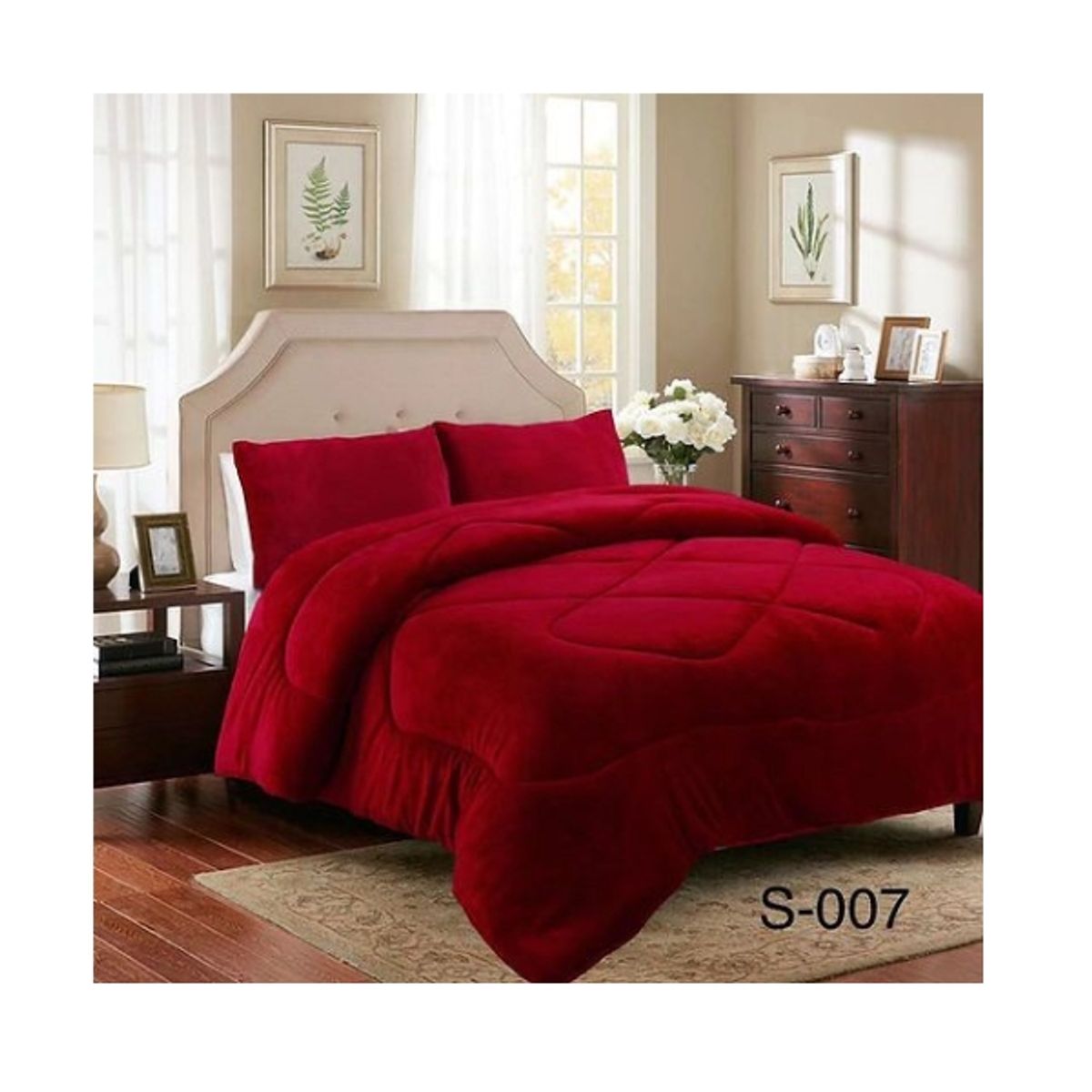 GENERICO - Cobertor Chiporro 2 Plazas - Burdeo Liso