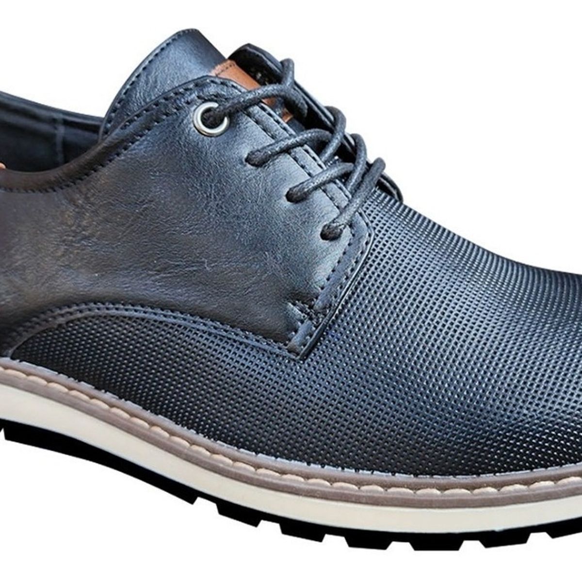 GENERICO - Zapato Casual De Hombre Oxford Ejecutivo Negro - 7122