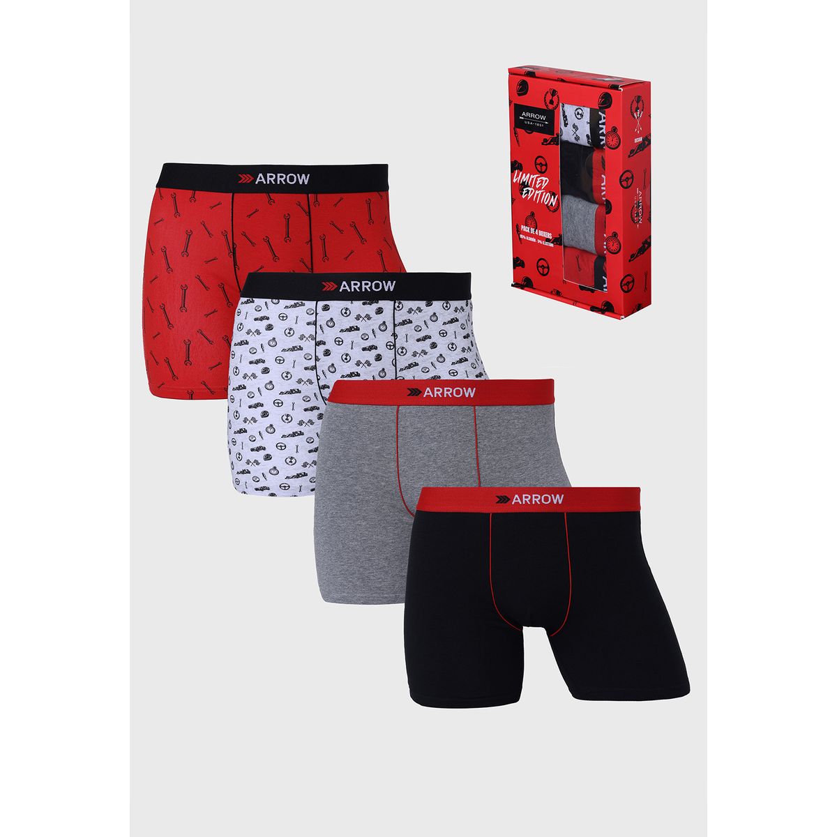ARROW - Boxer Caja 4 Unidades Design Arrow ARROW.