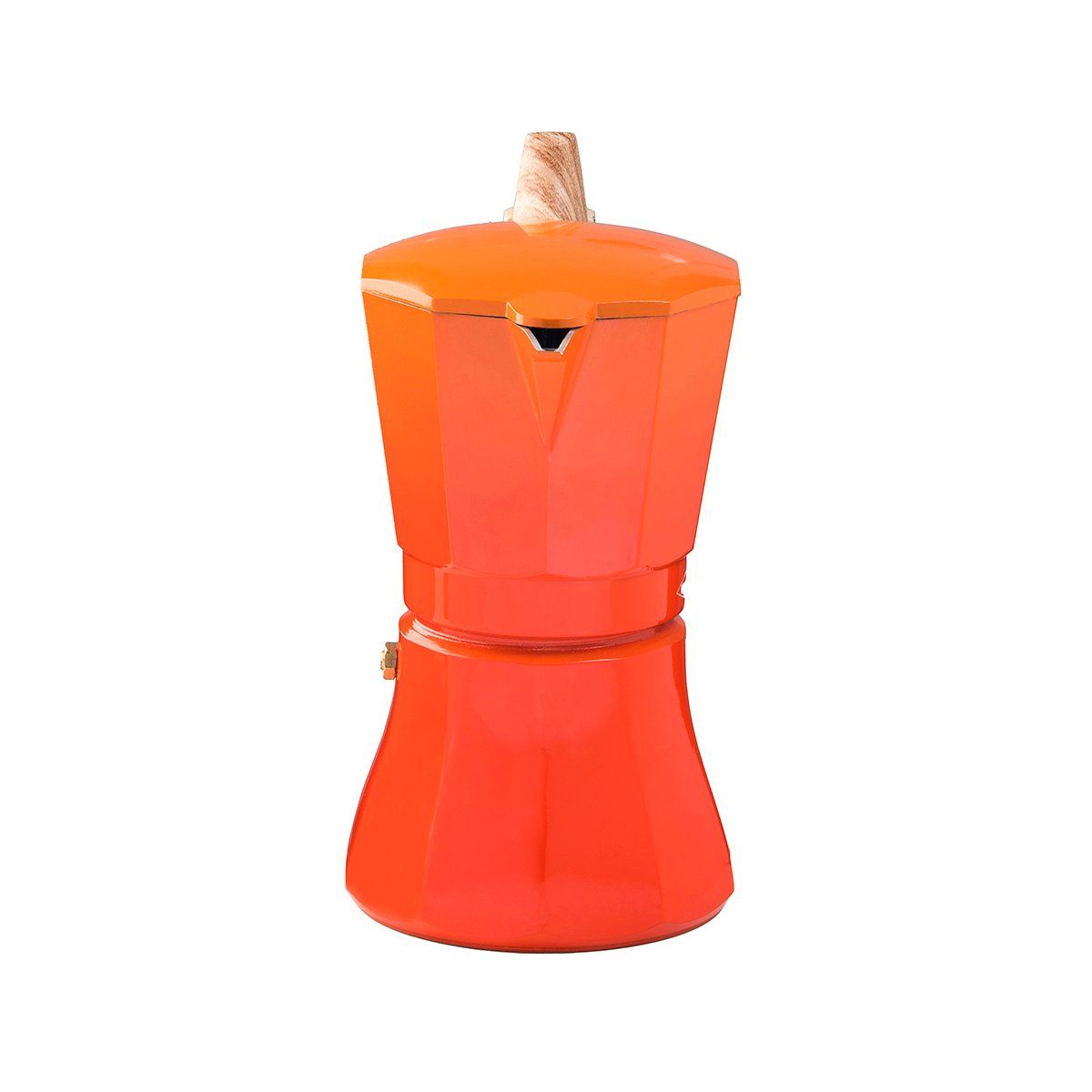 OROLEY - Cafetera Italiana Induccion Petra Orange 9 Tazas Oroley OROLEY