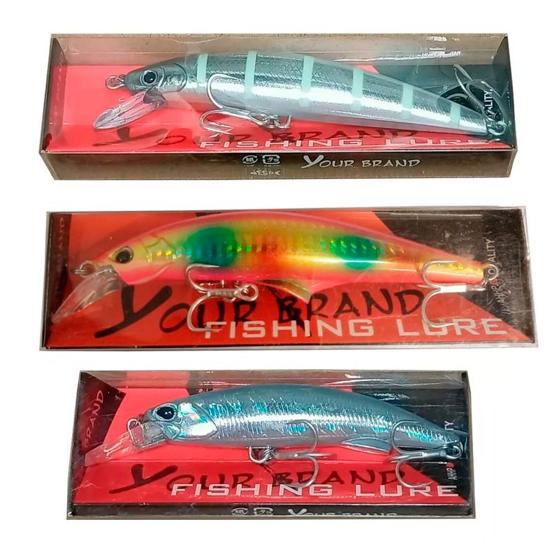 GENERICO - Pack3 Señuelos Pesca deportiva
