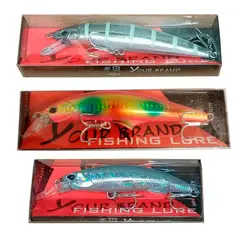 GENERICO - Pack3 Señuelos Pesca deportiva