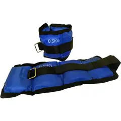 GENERICO - Pesas Mancuernas Tobillos O Muñecas 0,5 kg C/U Total 1 kg El Par