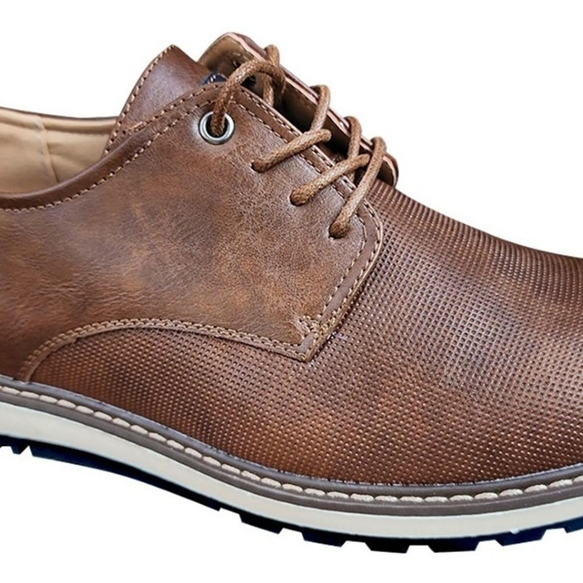 GENERICO - Zapato Casual De Hombre Oxford Ejecutivo Camel - 7121