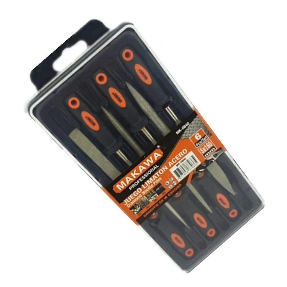 MAKAWA - Juego De Limas De Acero 6 Piezas Makawa