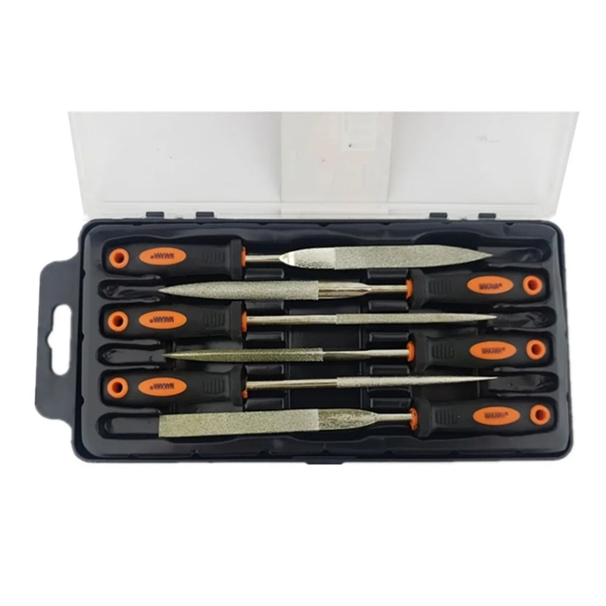 MAKAWA - Juego De Limas De Acero 6 Piezas Makawa