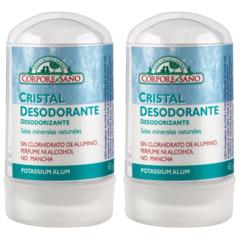 CORPORE SANO - Desodorante Piedra De Alumbre Corpore Sano Pack 2 Unidades