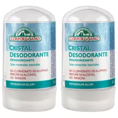 CORPORE SANO - Desodorante Piedra De Alumbre Pack 2 Unidades