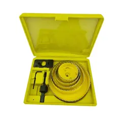 GENERICO - Juego Hoja Broca Sierra Copa Para Madera 8 Piezas Crownman