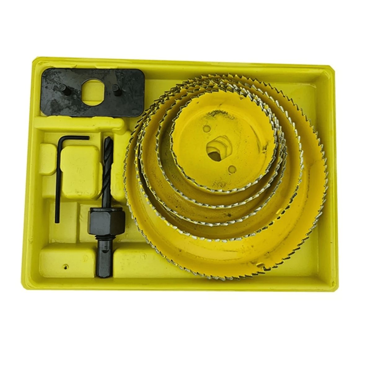 GENERICO - Juego Hoja Broca Sierra Copa Para Madera 8 Piezas Crownman