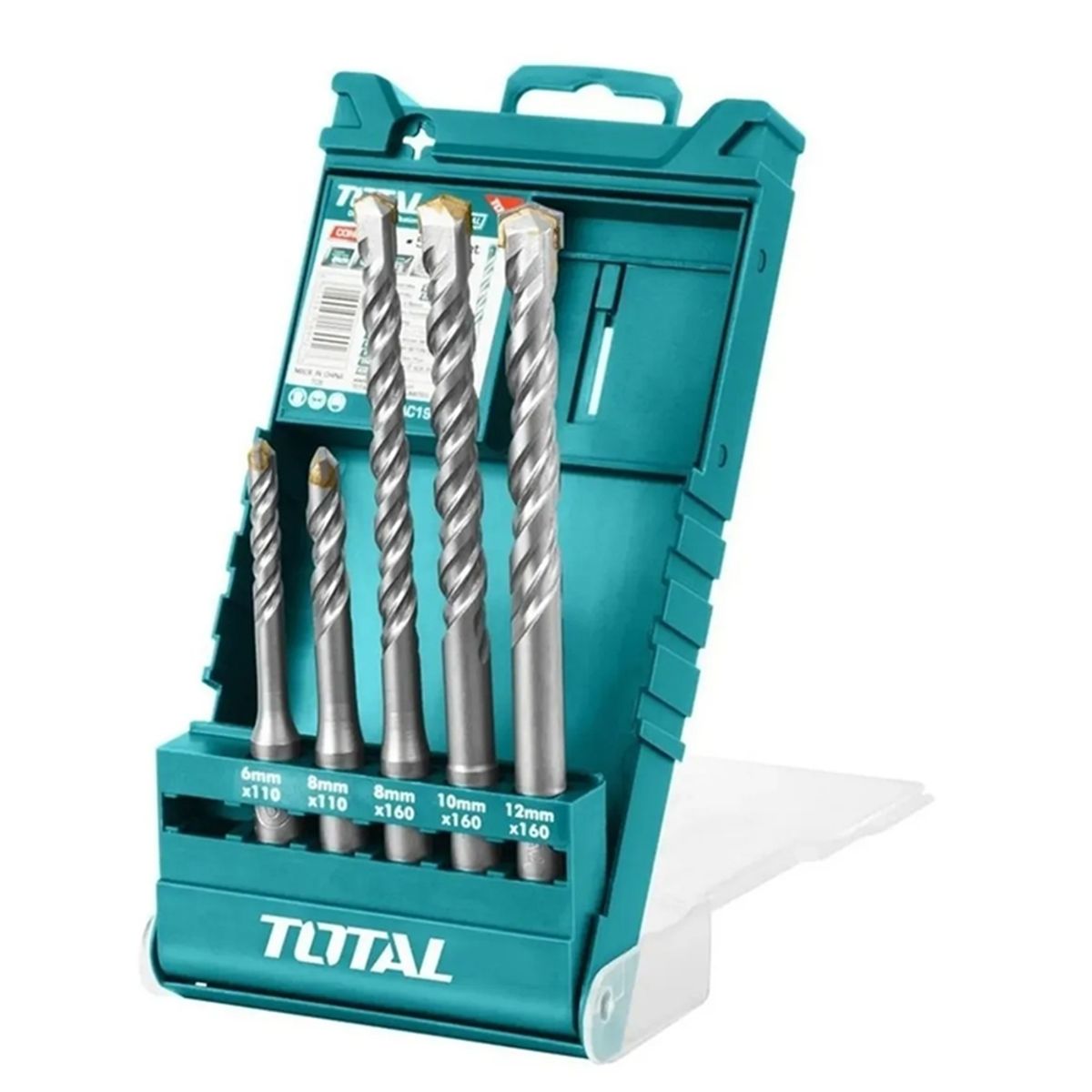 TOTAL TOOLS - Set De Mechas Sds Plus Rotomartillo 5 Piezas