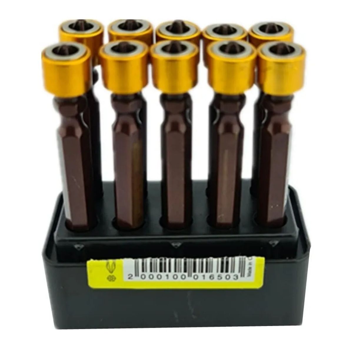 KAMASA - Juego Punta Phillips Con Tope Doble S2 Ph2 10pc Magnetico Km